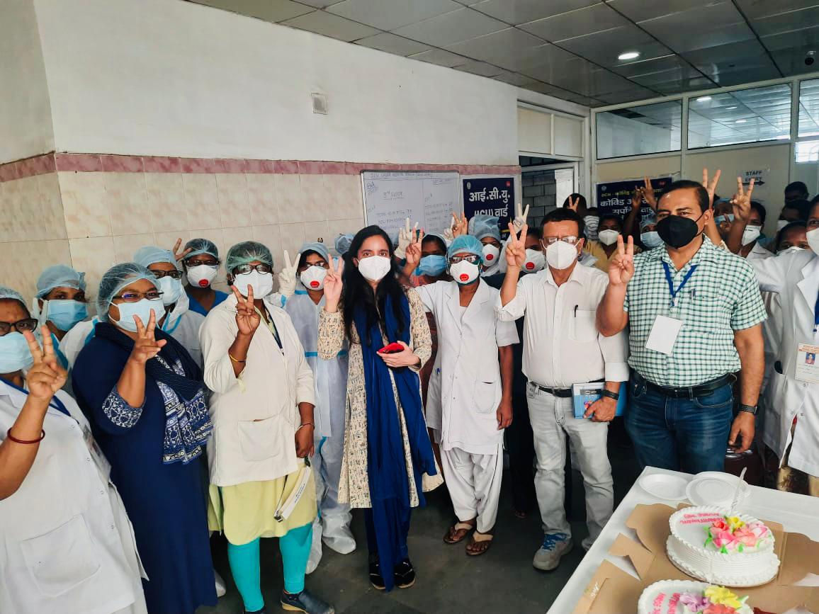 Celebration of International nurse day in Sadar Hospital, Ranchi